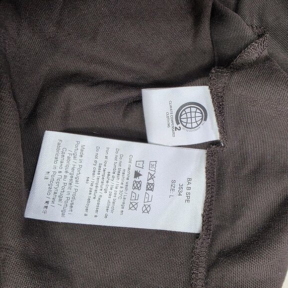 Ganni Shirt Womens Large Brown‎ Experiencing Jupiter Graphic Sound of Space Tee - Picture 6 of 8